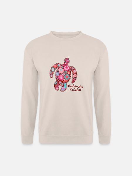 Unterwasser Paradies Tauchen - Unisex Pullover - Sand