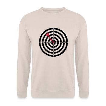 LovedART - Unisex Pullover - Sand - Vorne - Alina (178cm) & Michal (187cm)