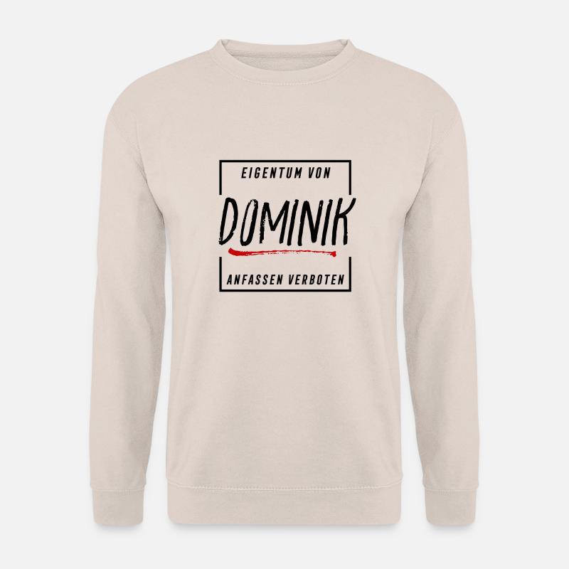 Eigentum von Dominik - Unisex Pullover - Sand
