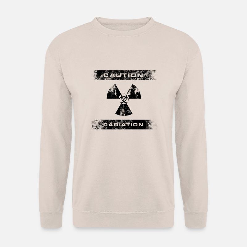Radiation Hazard Strahlung Atomkraft Nein Danke! - Unisex Pullover - Sand