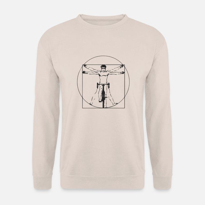KUNST BIKER Fahrrad Geschenk - Unisex Pullover - Sand