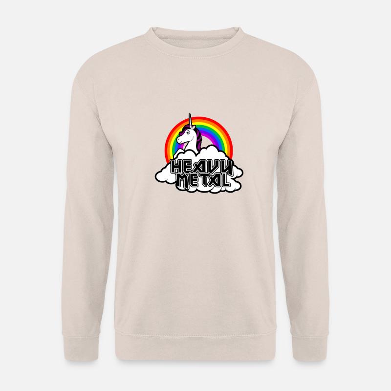 Einhorn Heavy Metal - Unisex Pullover - Sand