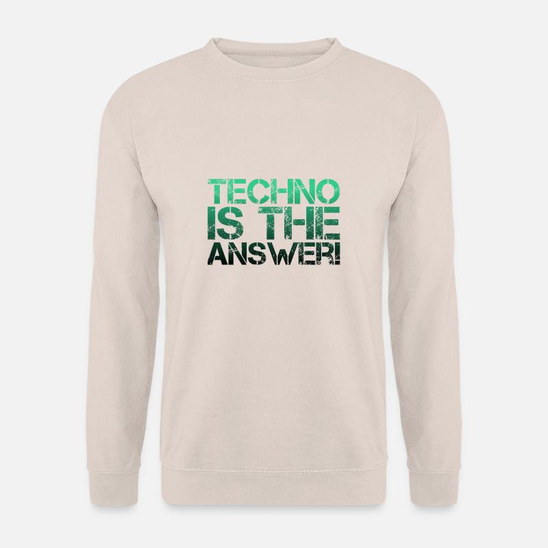 TECHNO - Unisex Sweatshirt - sand