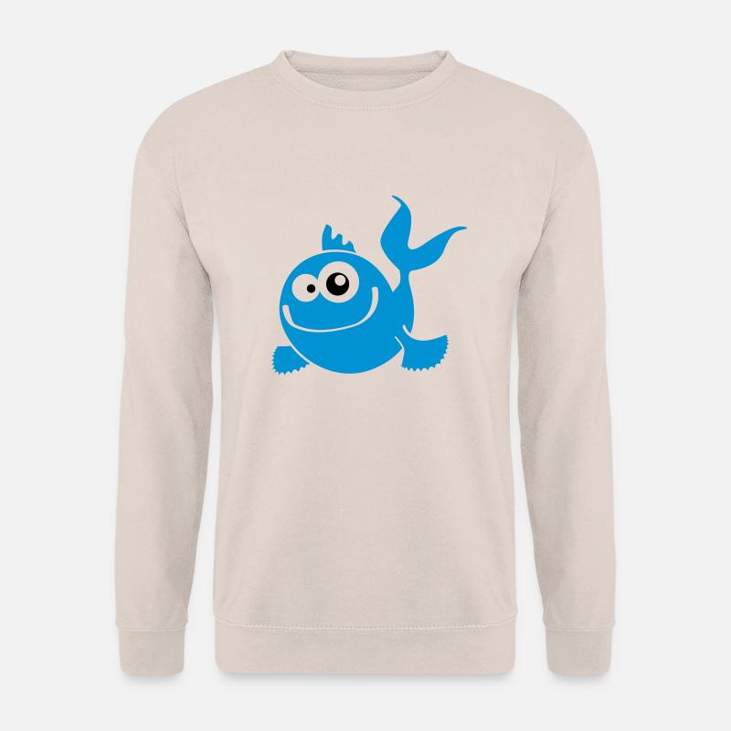 fish boy - Unisex Pullover - Sand
