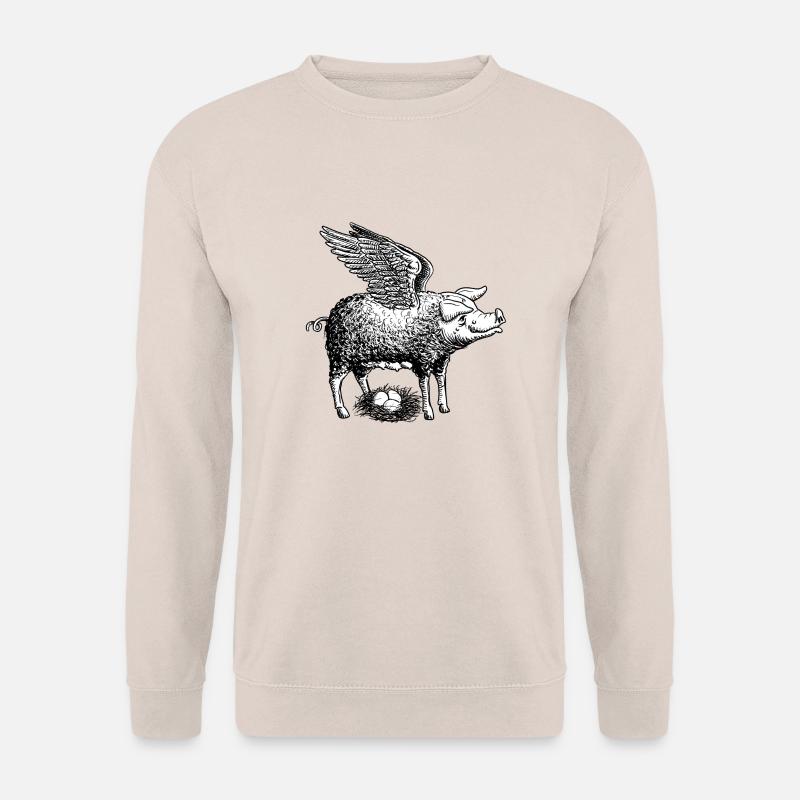 Eierlegende_Wollmilchsau C.png - Unisex Pullover - Sand