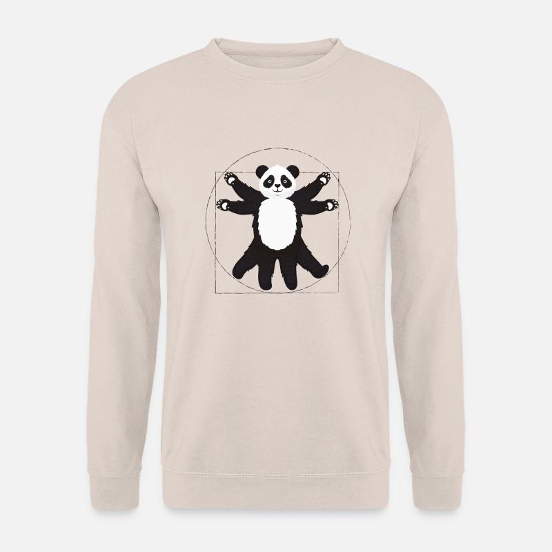 Panda Vinci - Unisex Pullover - Sand