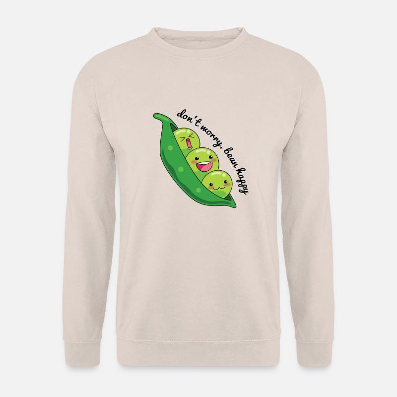 happy edamame beans - Unisex Pullover - Sand