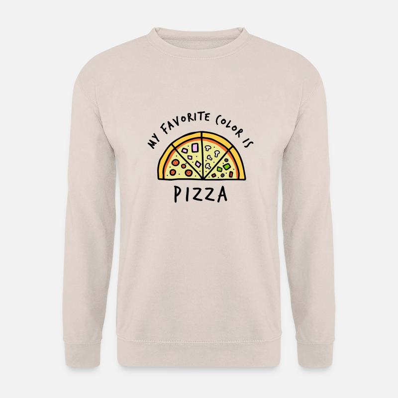 my favorite color is pizza - Unisex Pullover - Sand