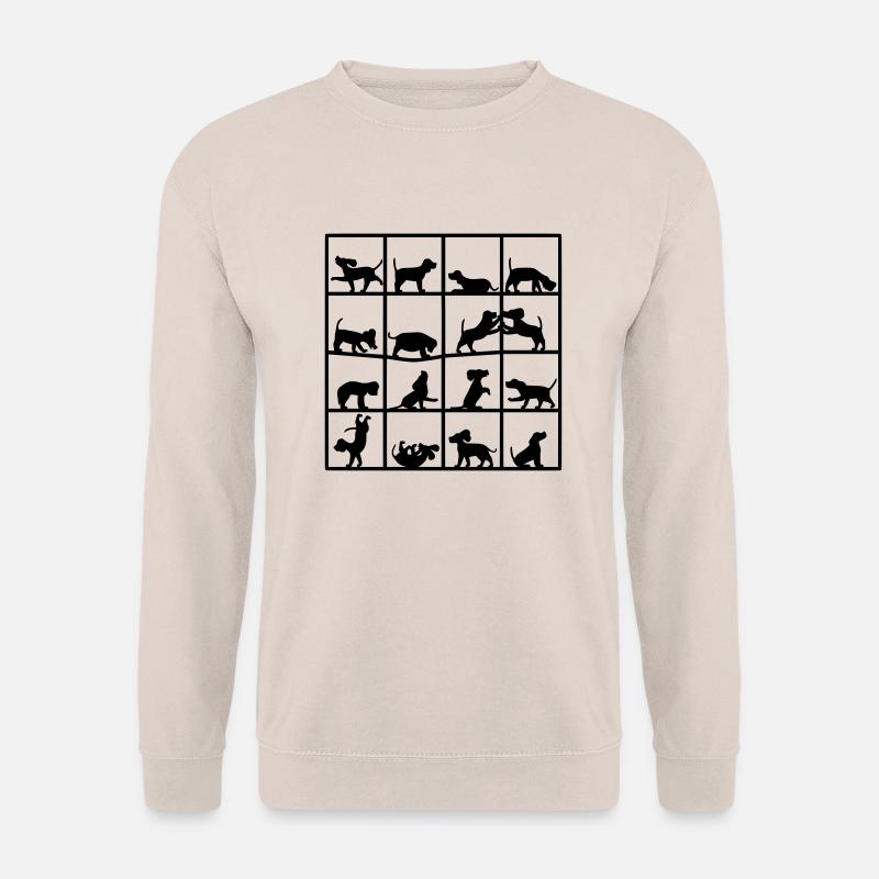 Dog Cube Beagle - Unisex Sweatshirt - sand