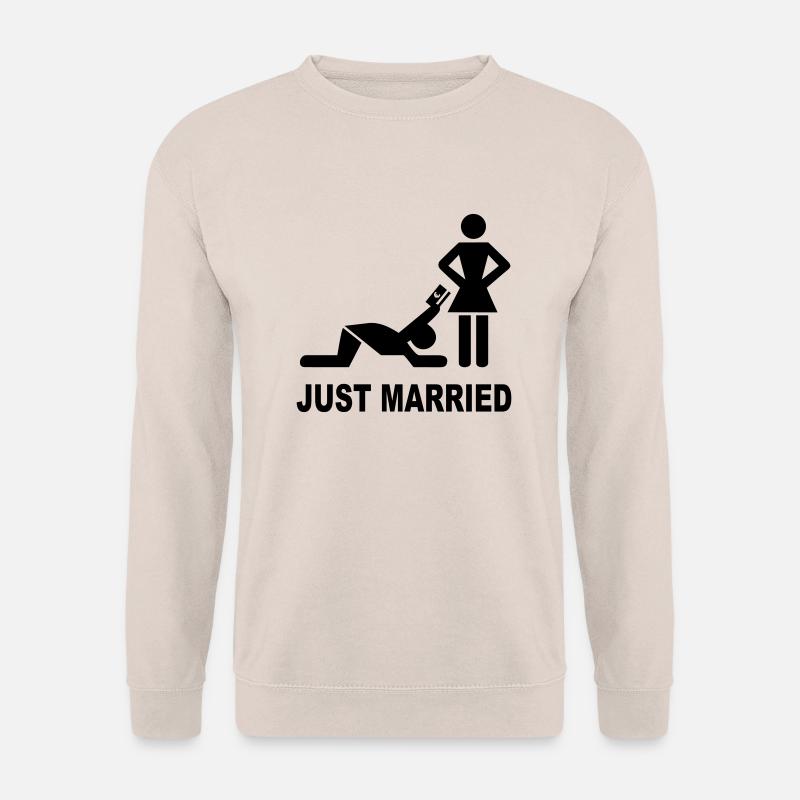 married - Unisex Pullover - Sand