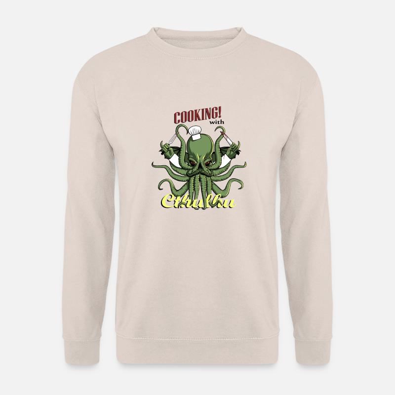 Kochen mit Cthulhu! - Unisex Pullover - Sand