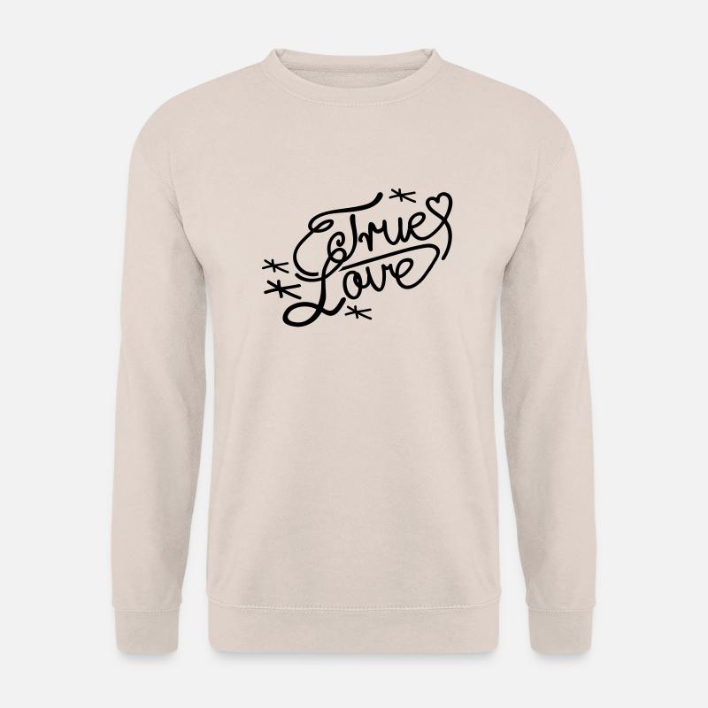 true_love_f1 - Unisex Pullover - Sand