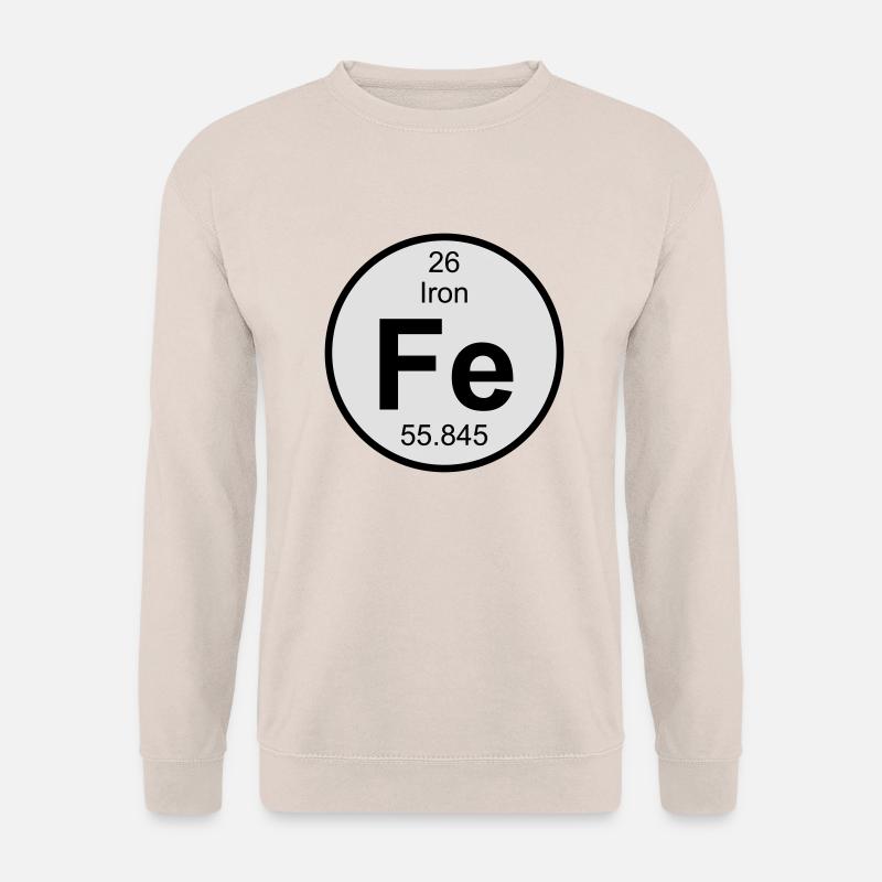 Iron (Fe) (element 26) - Unisex Sweatshirt - sand
