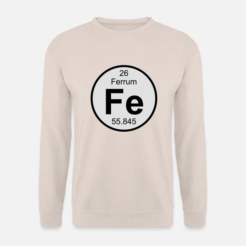 Ferrum (Fe) (element 26) - Unisex Sweatshirt - sand