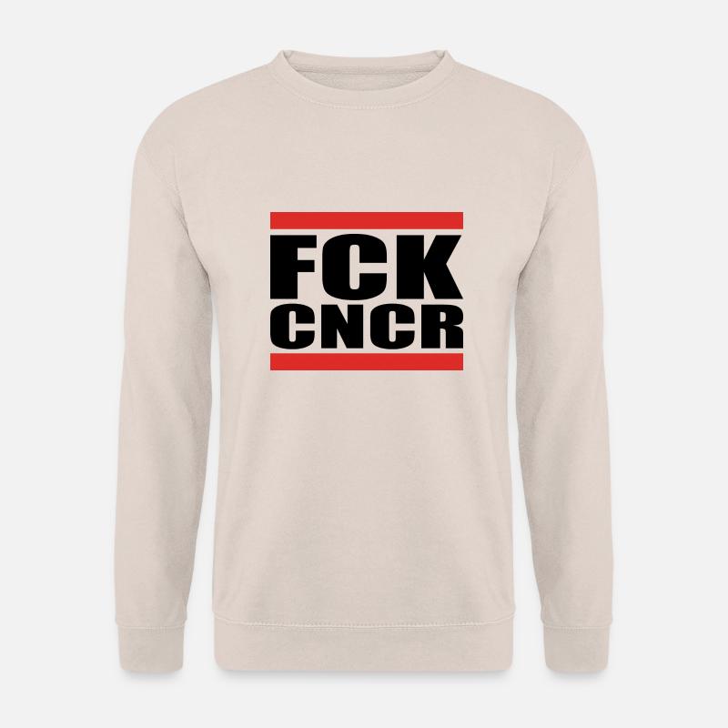 FCK-CNCR-spread.png - Unisex Pullover - Sand