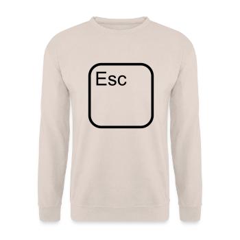 Hemd 'Esc' - Unisex Pullover - Sand - Vorne - Alina (178cm) & Michal (187cm)