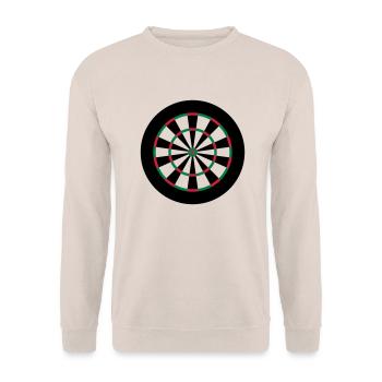Dart Board - Unisex Pullover - Sand - Vorne - Alina (178cm) & Michal (187cm)