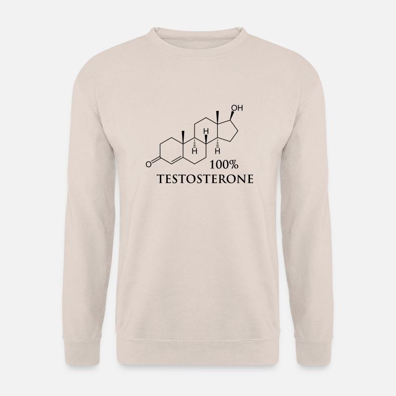 testosterone_100 - Unisex Pullover - Sand
