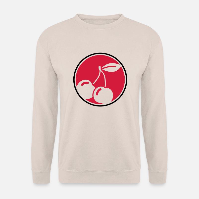 cherry_design_hi2 - Unisex Pullover - Sand
