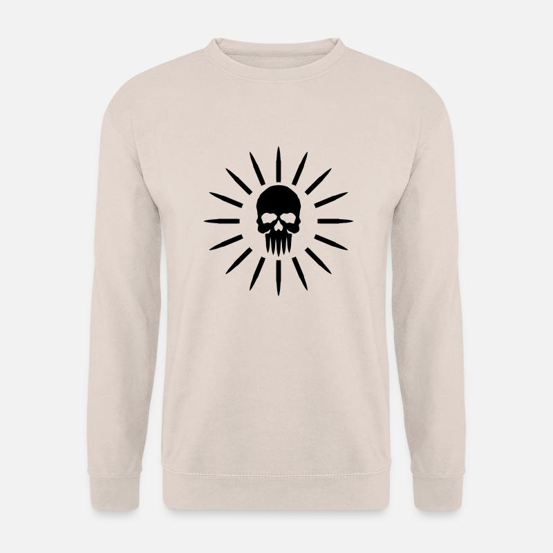 skull and bullets - Unisex Pullover - Sand