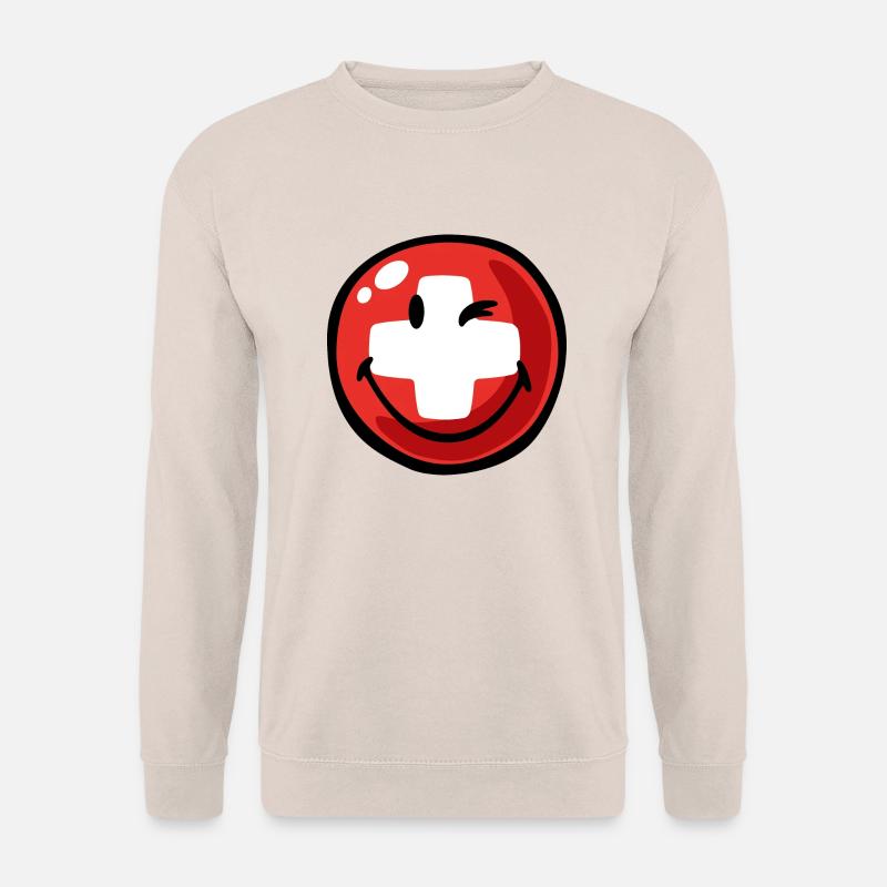 Smiley Switzerland - Unisex Pullover - Sand