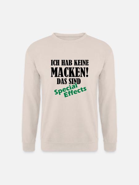 keine_macken_02 - Unisex Pullover - Sand