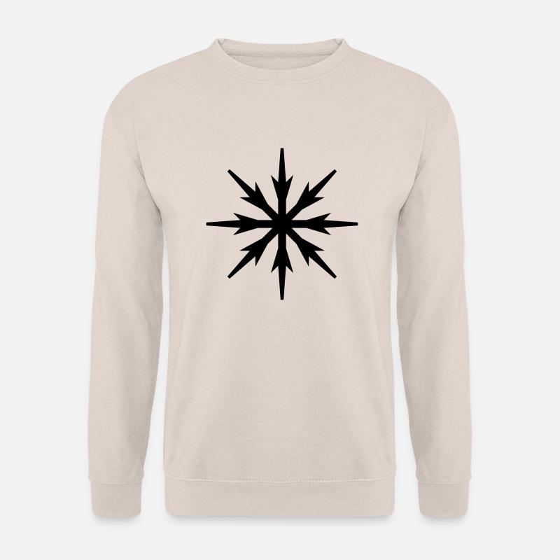 snowflake design - Unisex Pullover - Sand