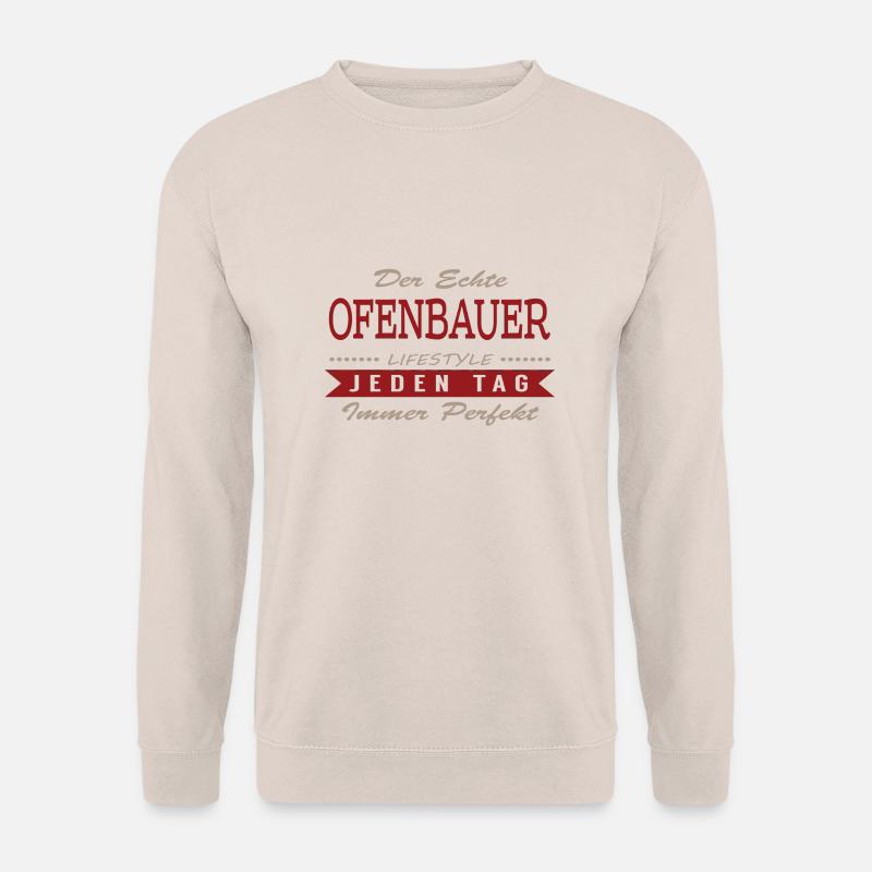 Der echte Ofenbauer - Unisex Pullover - Sand