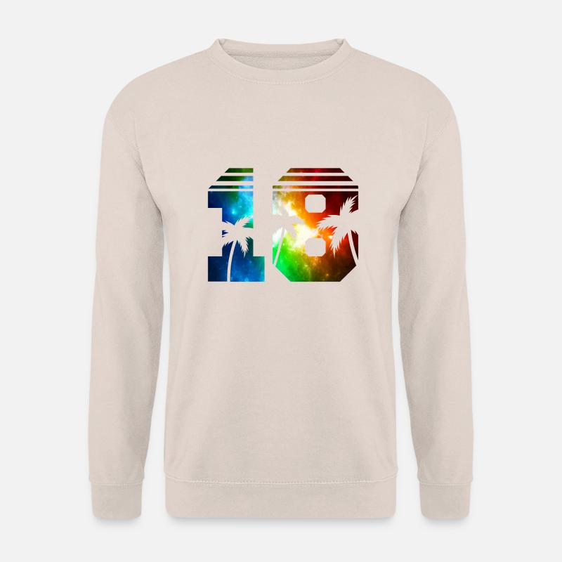 18 design palm - Unisex Pullover - Sand