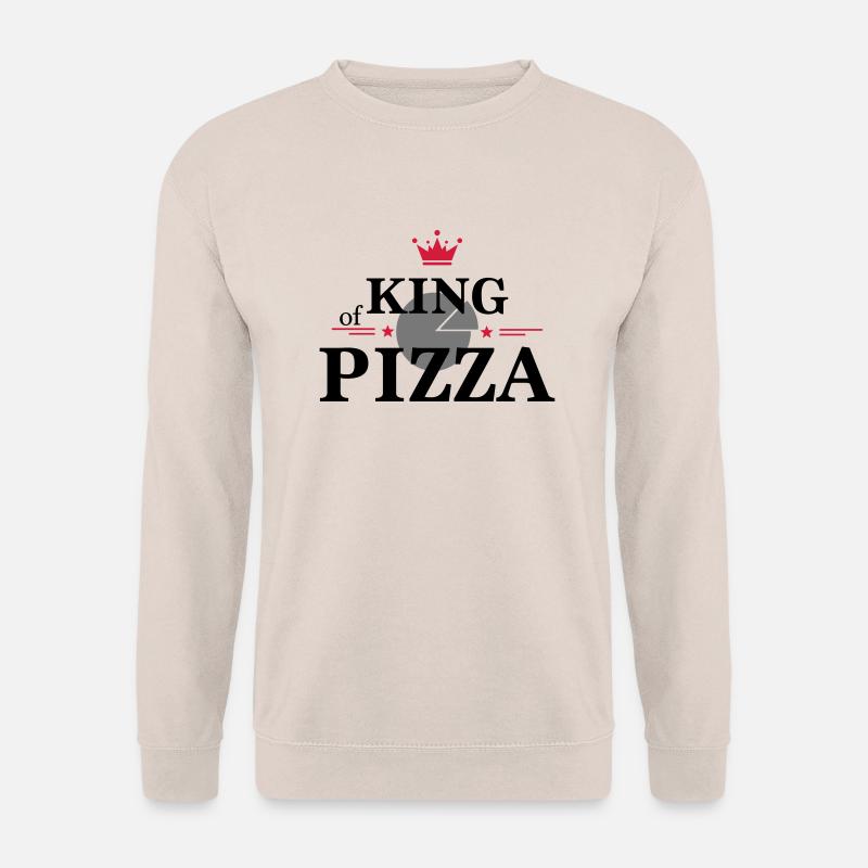 King of pizza - Unisex Pullover - Sand