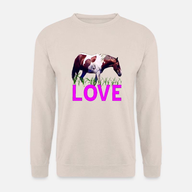 Pferd - Unisex Pullover - Sand