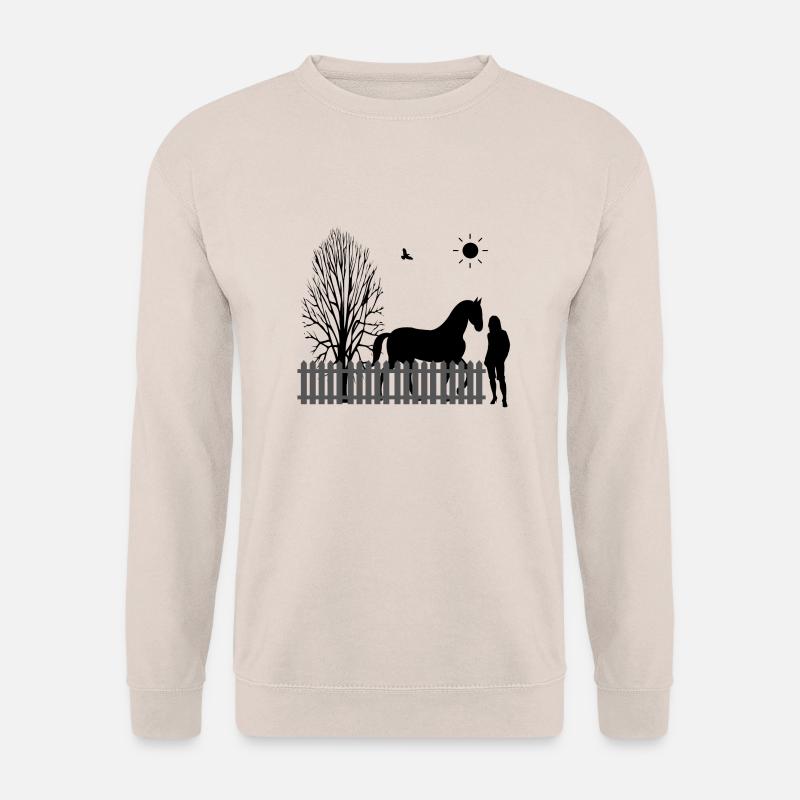 Pferd - Unisex Pullover - Sand