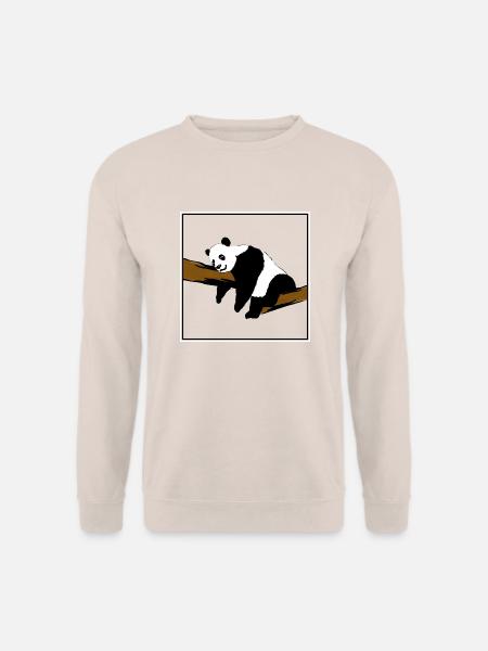 Panda ohne Hintergrund - Unisex Pullover - Sand