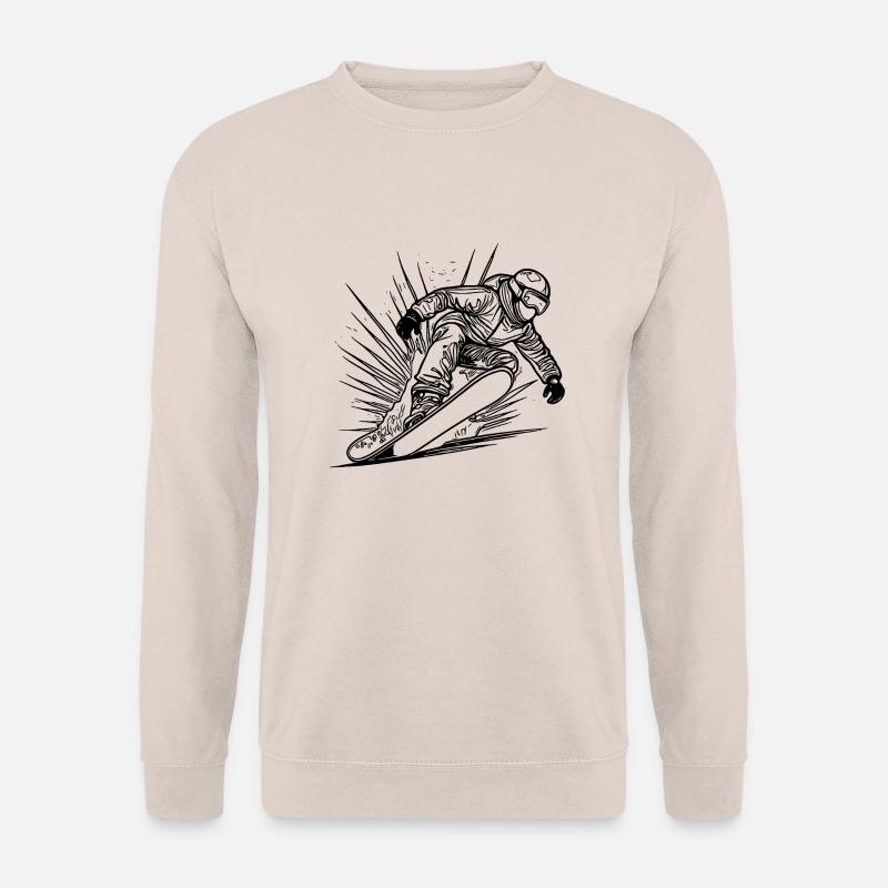 Snowboarding Style Krasser Snowboard Move - Unisex Pullover - Sand