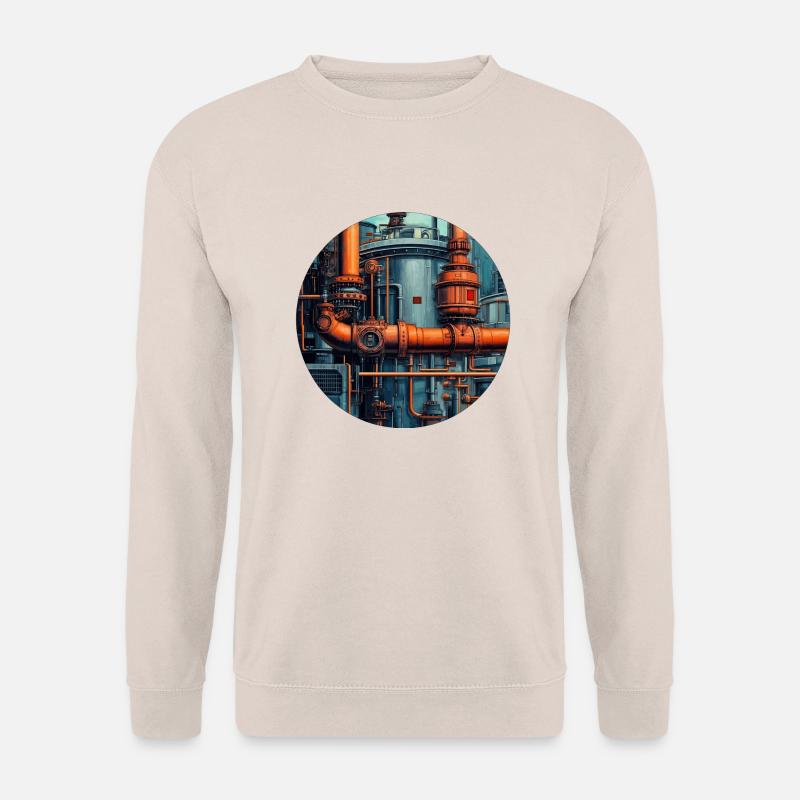 Industrie im Detail: Faszination Technik - Unisex Pullover - Sand