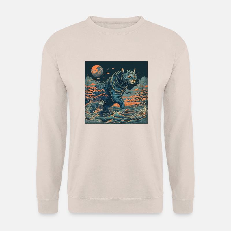Katze - Unisex Pullover - Sand