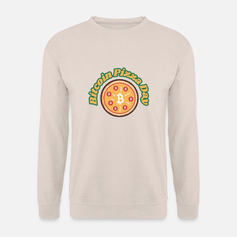 Bitcoin Pizza Day - Unisex Pullover - Sand