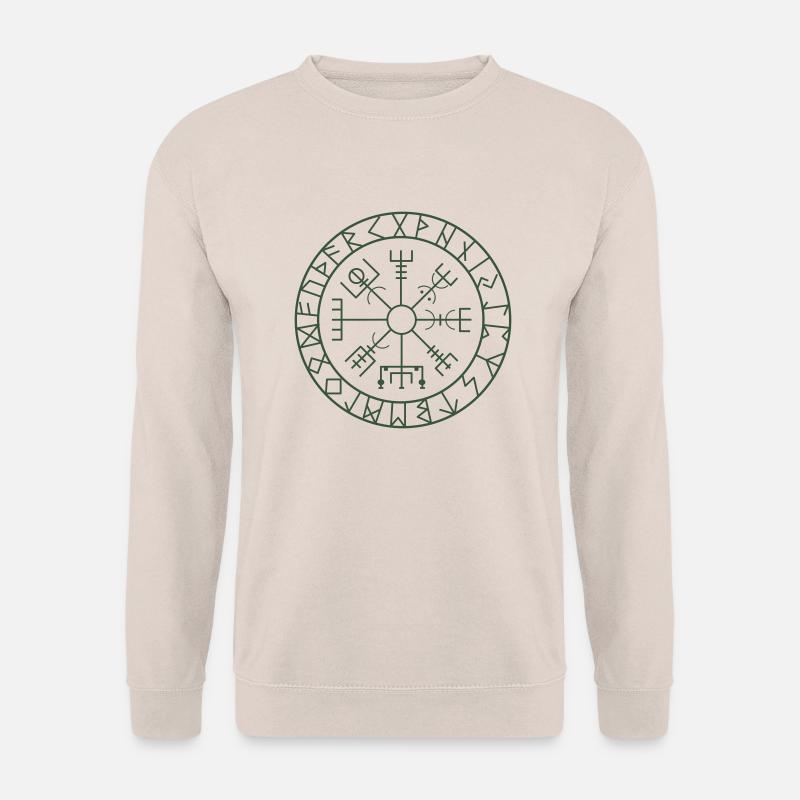 wikinger kompass 01 - Unisex Pullover - Sand