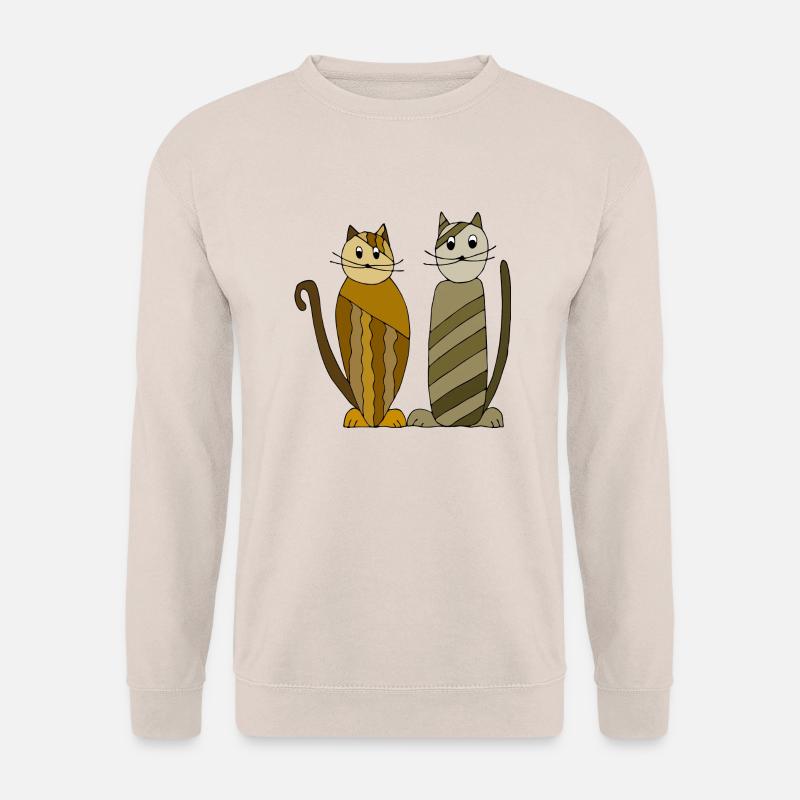 Katzen - Unisex Pullover - Sand
