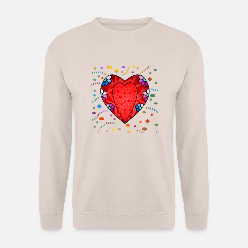 Herz - Unisex Pullover - Sand