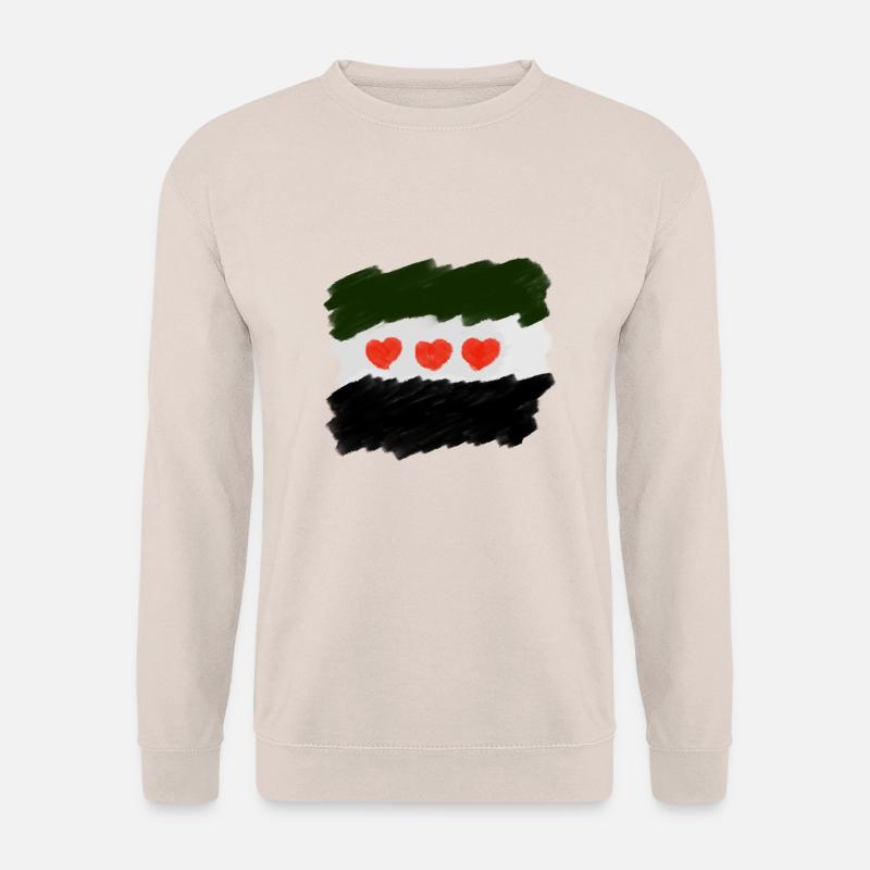 سوريا حرة Free Syria - Unisex Pullover - Sand