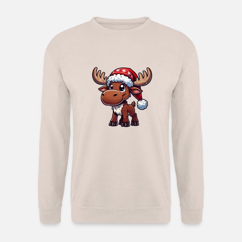reh comic weihnachten - Unisex Pullover - Sand
