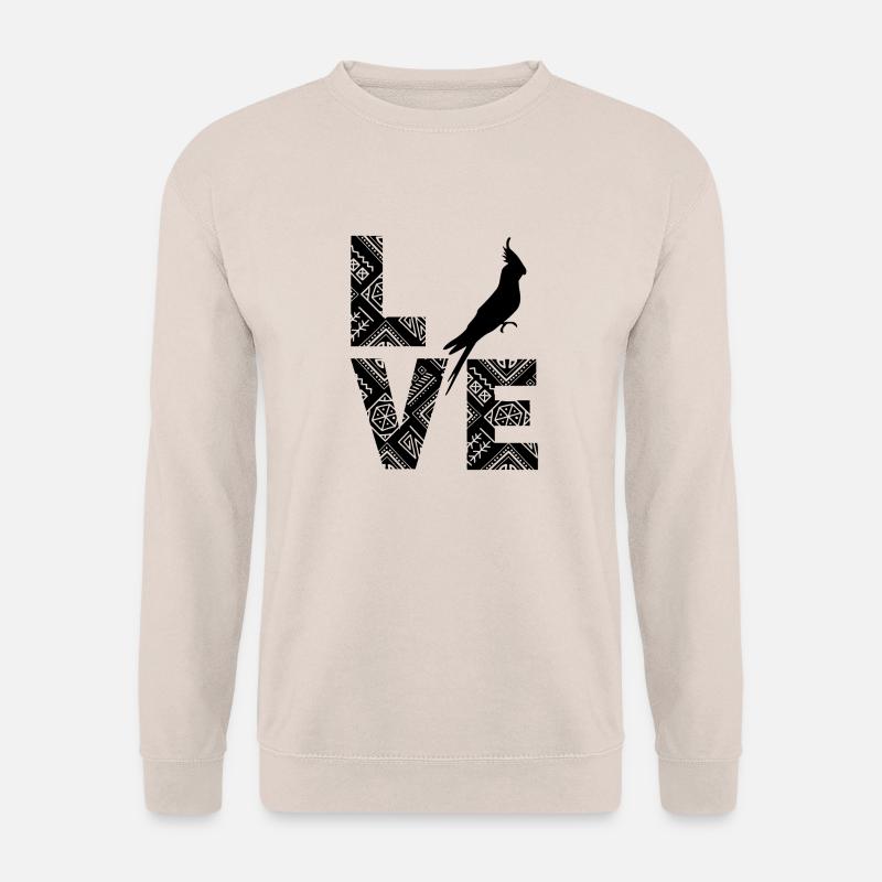 Nymphensittich-Liebhaber - Unisex Pullover - Sand