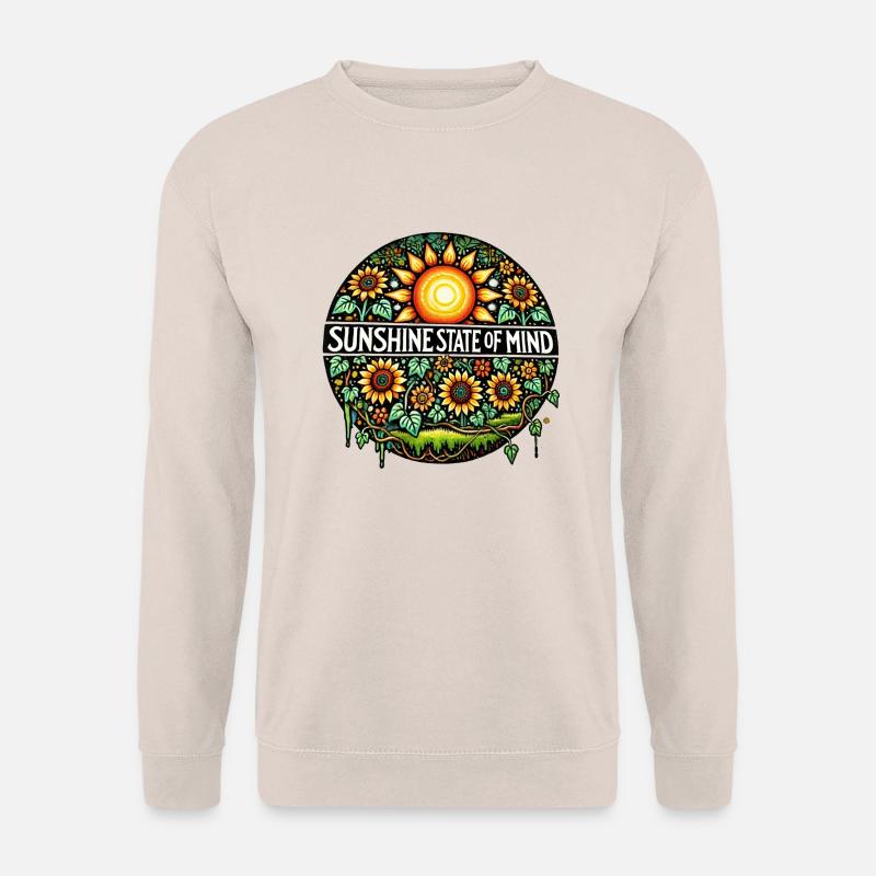 Sonnenschein-Gemütszustand - Unisex Pullover - Sand