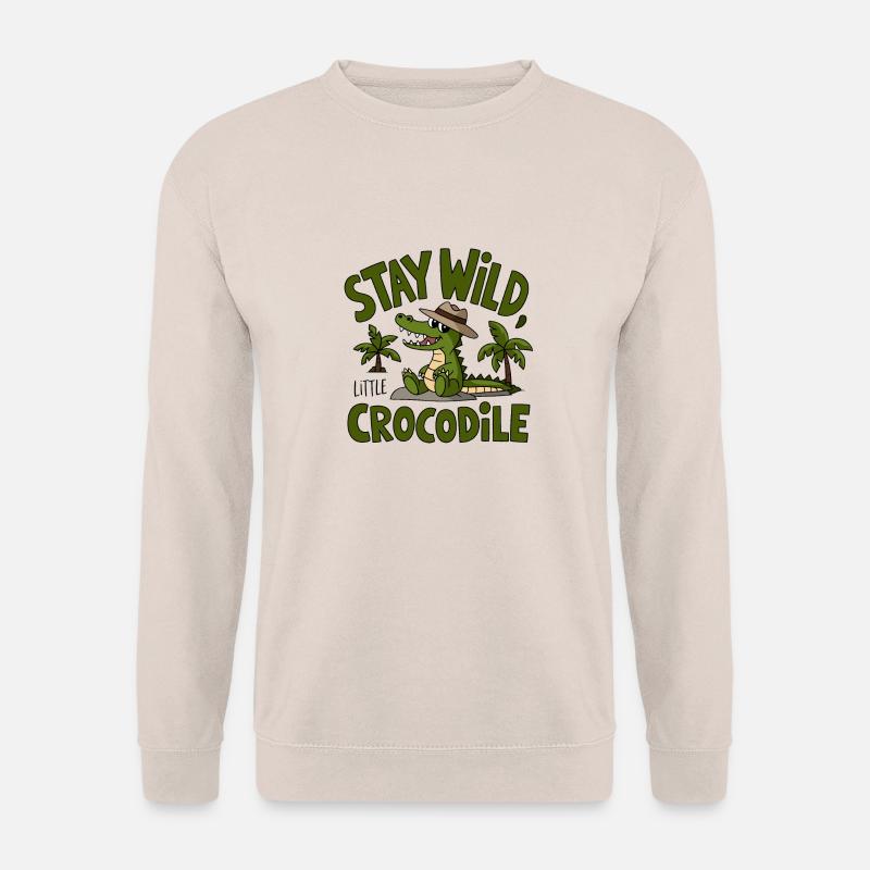 Wilder Kroko-Vibe - Unisex Pullover - Sand