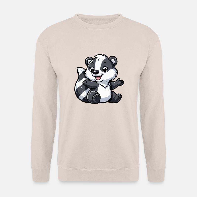 Waschbär Kind - Unisex Pullover - Sand
