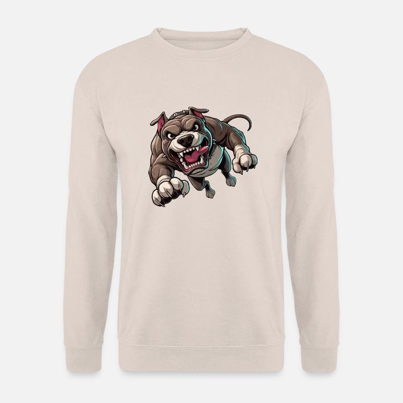Pitbull-Angriffe - Unisex Pullover - Sand