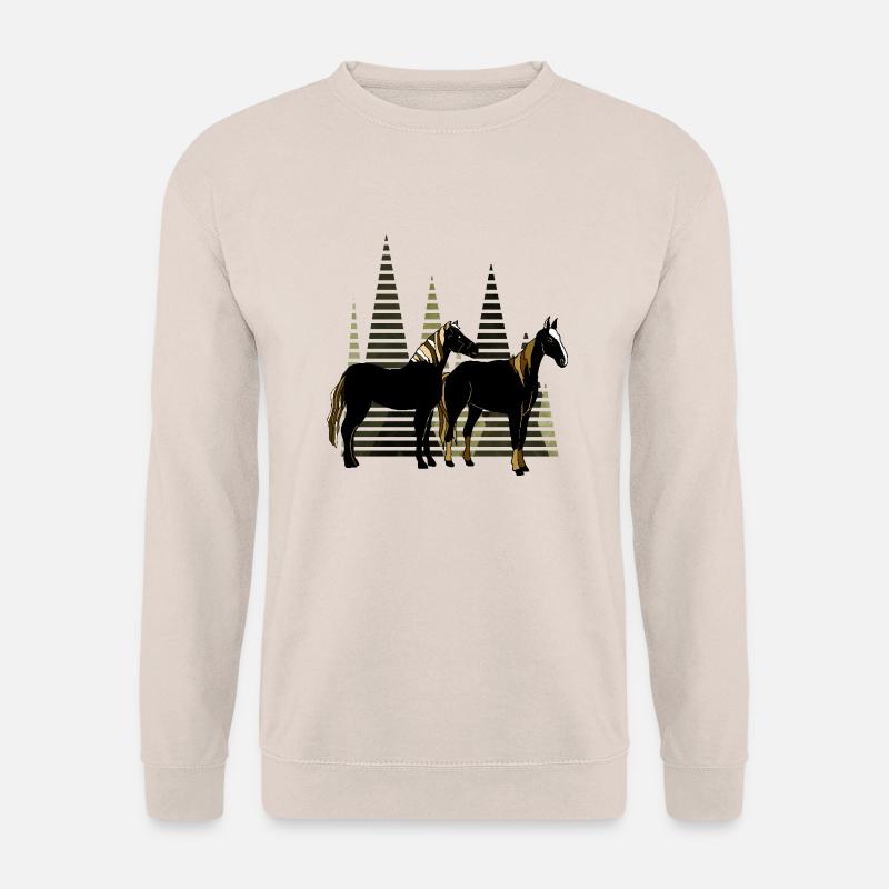 Pferde - Unisex Pullover - Sand