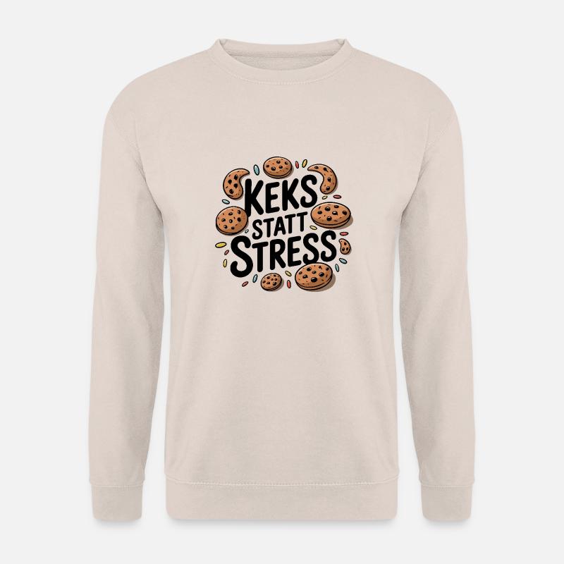 Keks statt Stress - Unisex Pullover - Sand