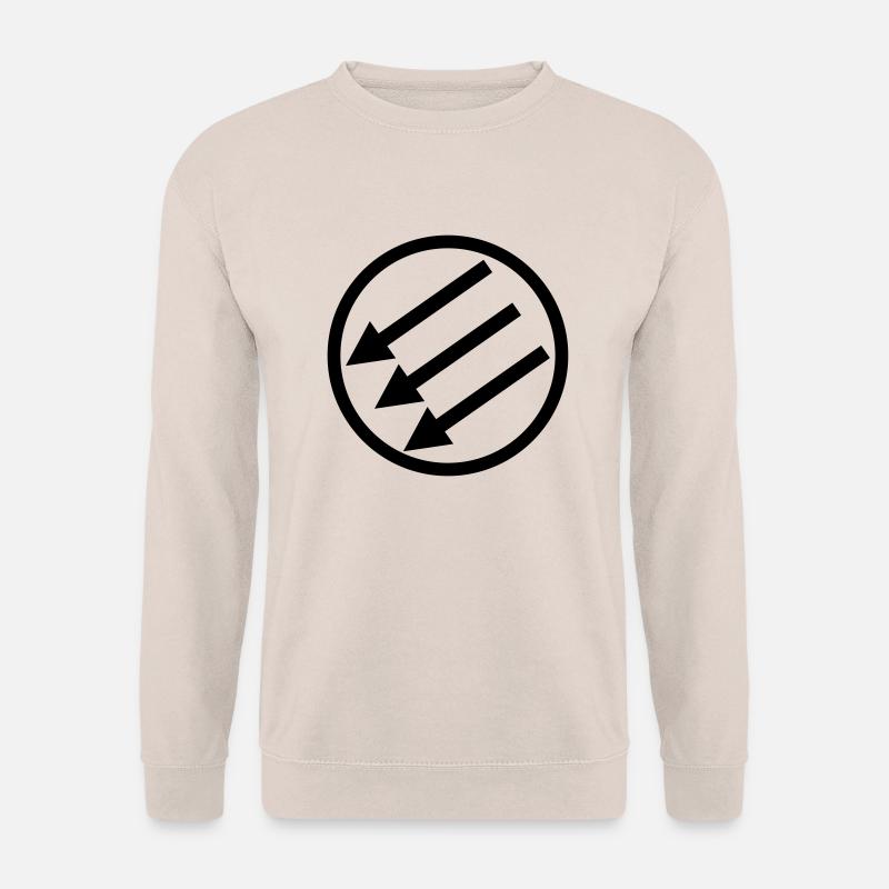 Drehen von Pfeile - Unisex Pullover - Sand